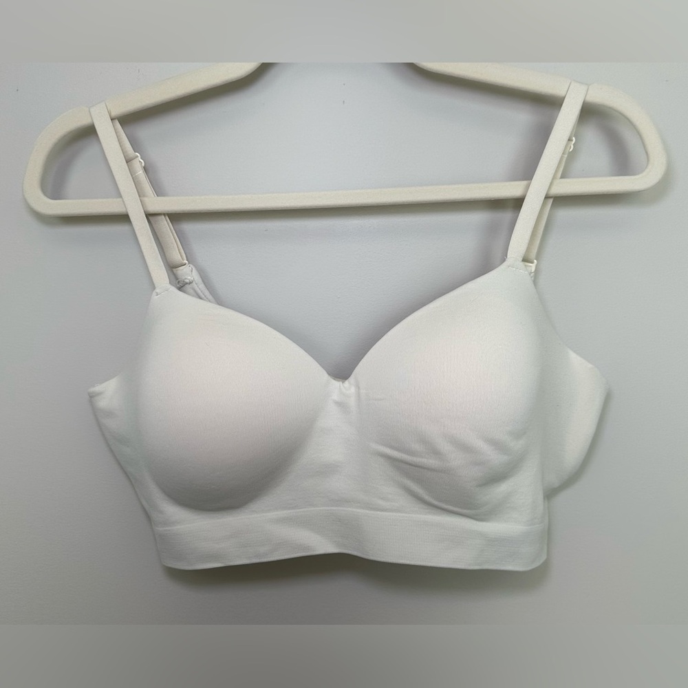 Shapermint Essentials Wireless Comfort Bra White … - image 2